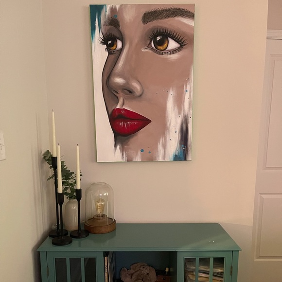 “Watching you” Canvas Wall Art